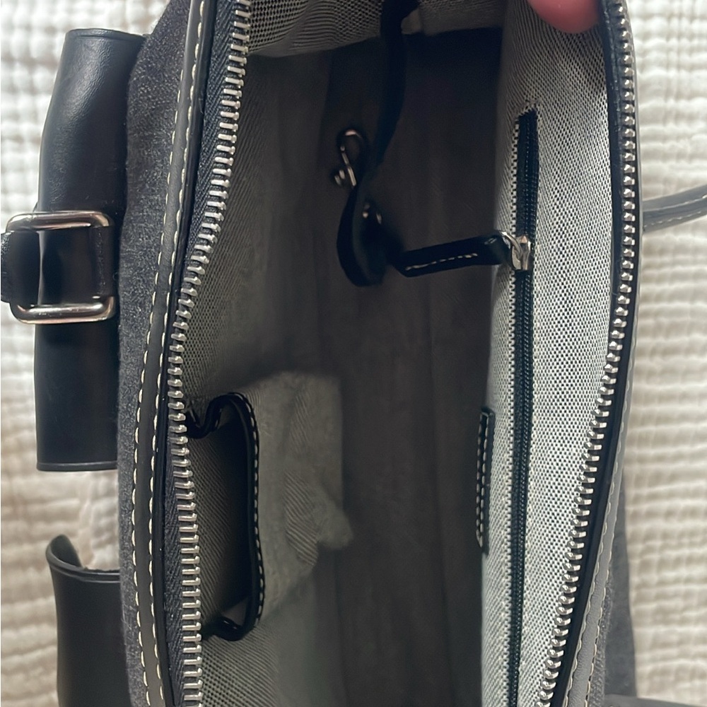 DOONEY AND BOURKE 
 anniversary signature double pocket satchel handbag - Picture 14 of 16